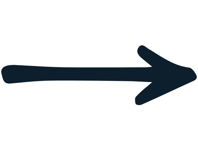 a black straight arrow design that is pointing east