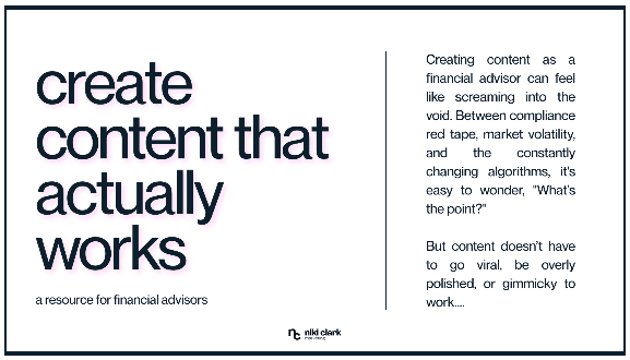 How Financial Advisors Can Create Content That Actually Works Featured Image