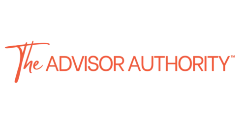 The Advisor Authority logo in orange script and modern typography.