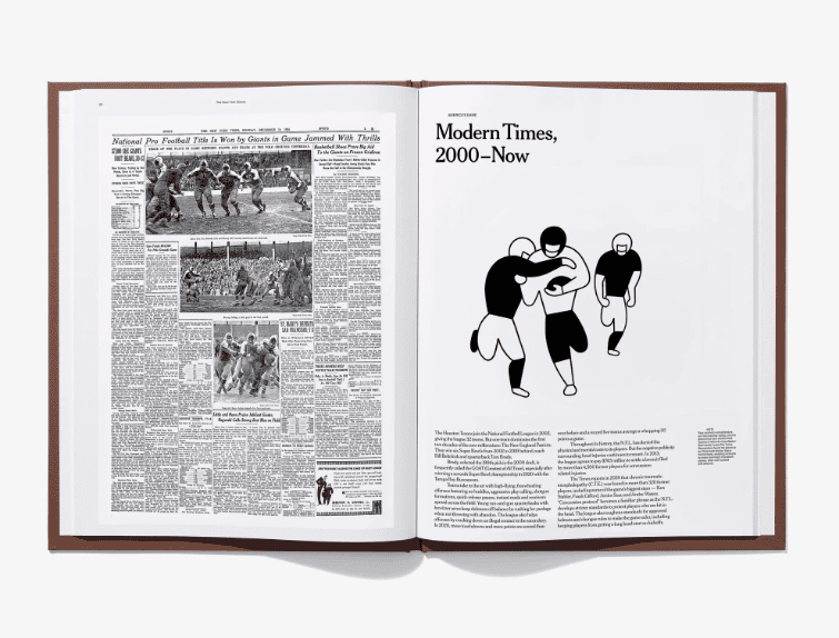 gift your sports fan clients a custom nfl team book