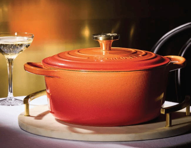 if your client likes to cook, le creuset is a timeless classic that makes a beautiful gift