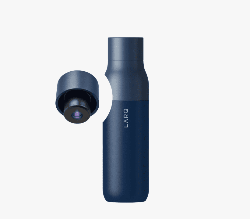 a self cleaning water bottle is a great gift for clients on the go